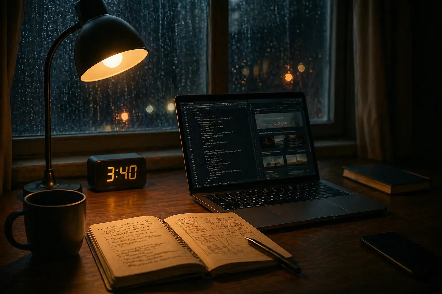 Tôi đã xuyên đêm xây web